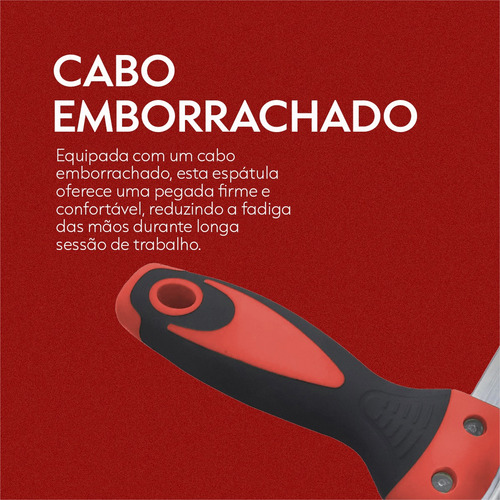 Espatula De Aço Inox Borda Arredondada Atlas Para Baldes