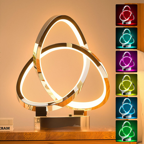 Airnasa Lámparas De Mesa Modernas De 7 Colores, Lámpara De