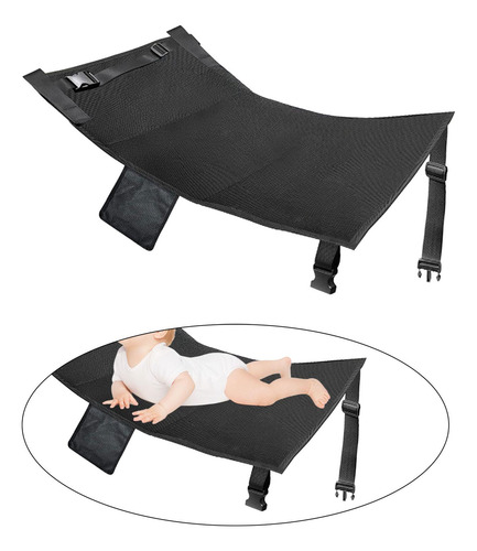 Reposapiés De Avión Para Niños, Cama De Negro 79cmx44cm