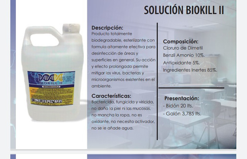 Solución Biokill Ii