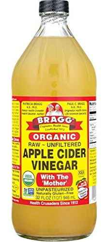 Bragg Vinagre De Sidra De Manzana Orgánica Con La M