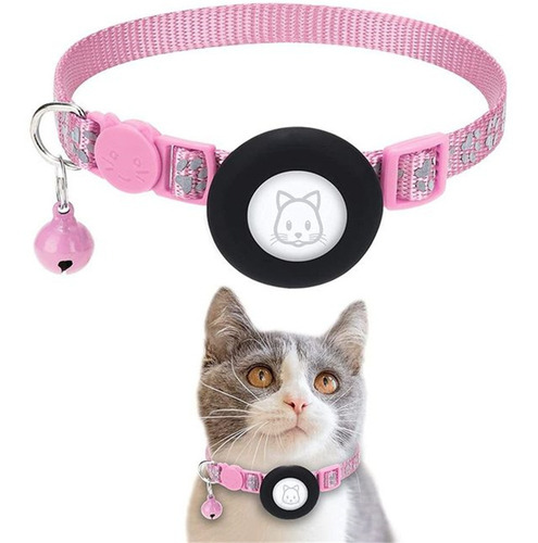 Para Collar De Gato Airtag Con Diseño De Pata Reflectante