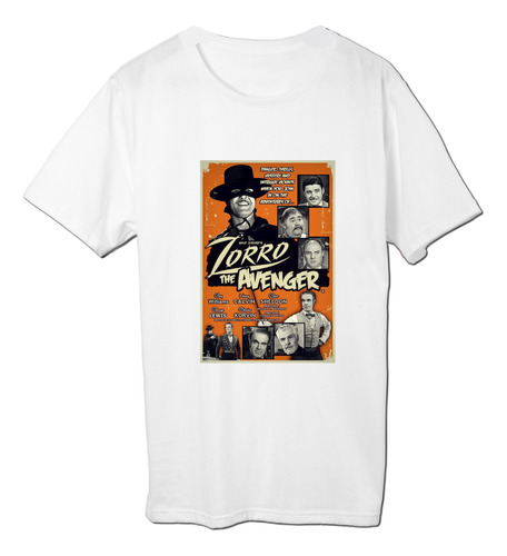 El Zorro The Avenger Retro Don Diego Remera Friki Tu Eres