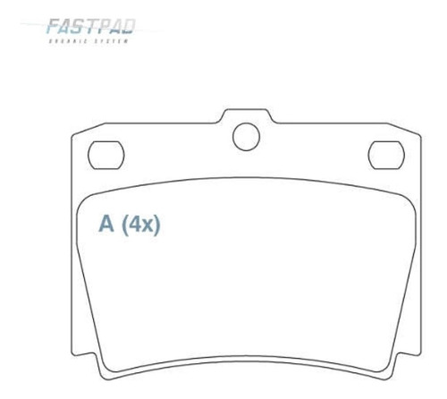 Pastilha Freio Traseira Ceramica Pajero 2010/ Willtec Fp386