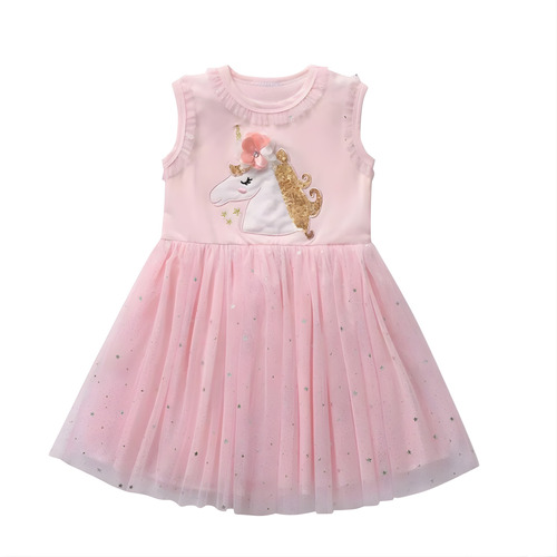 Vestido De Unicornio De Niñas Para Fiestas Cumpleaños