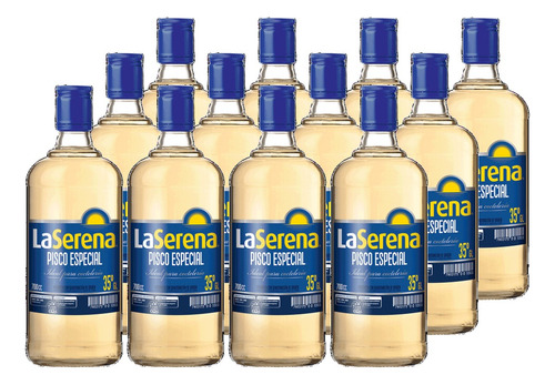 Pisco La Serena 700 Ml Pack 12