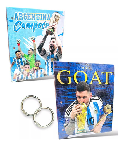 Carpeta Escolar 2 Tapas Argentina Campeon Mundial Nro 3