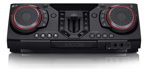 Minicomponente Lg Xboom Cl98 Con Karaoke Y Efectos De Dj Negro 3500 W