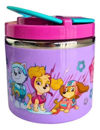 Termo De Comida 600ml Scool - Paw Patrol Niña (lila)