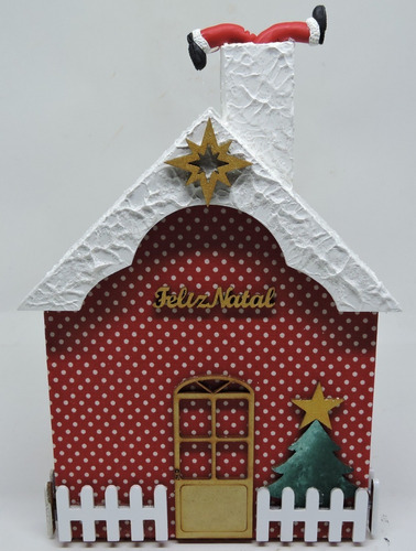 Mdf Caixa De Panetone Decorada Belíssima Para Presente Natal | MercadoLivre