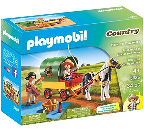 Playmobil Picnic Con Pony Wagon