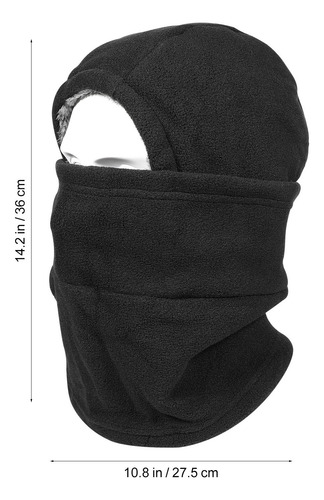 Gorro Cálido De Felpa Térmica Para Rostro Y Cuello, Sombrero