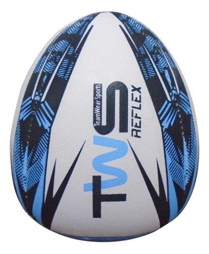 Pelota De Rugby Entrenamiento Pases Reflex Tws N5 Color Blanco