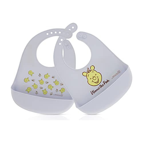 Disney 2-pack Unisex Baby & Toddler Silicone Bibs With Food