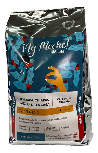 Ay Meche Café 1 Kg Orgánico Mezcla De La Casa