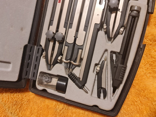 Set Instrumento Precision Dibujo Kit Doble Compas Maped (Usado)
