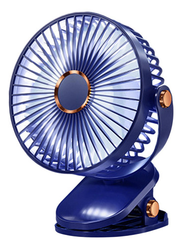 Mini Ventilador Silencioso Ajustable Con Clip Para Azul