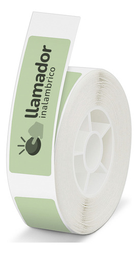 Tiquetas Rollo Rotuladora Impresora Termica 12x40mm Niimbot Color Verde