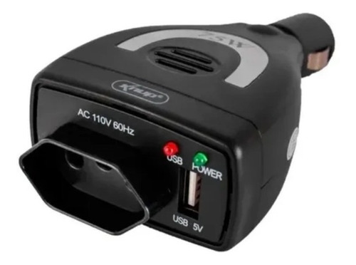 Inversor Conversor Automotivo Potência 12v Para 110v 75w