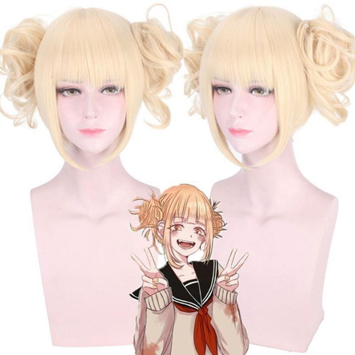  Peluca Cosplay - Himiko Toga - Boku No Hero  ¡envio Gratis!