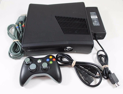 Xbox 360 Slim De 500gb 1 Control Con 511 Juegos Integrados