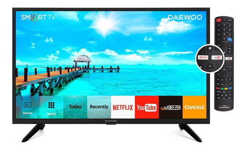 Imagen 2 de 4 de Smart Tv Led 32 Pulgadas Winia Daewoo Android Wifi Garantía