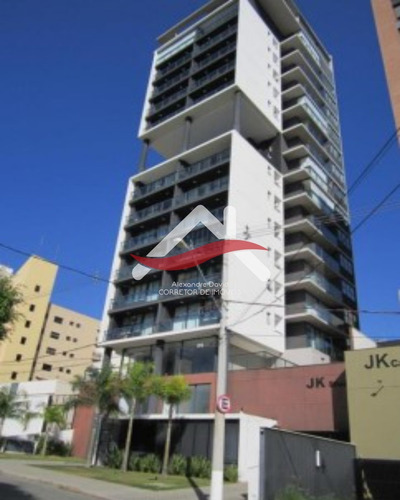 Imagem 6 de 26 de Venda/locação Jk Studio, Apartamento Mobiliado 46 M², 1 Dorm, Todo Com Armários, Living, Água Quente, Chuveiro Gás, Home Office, Spa, Lazer, Campolim - Ap00184 - 69955284