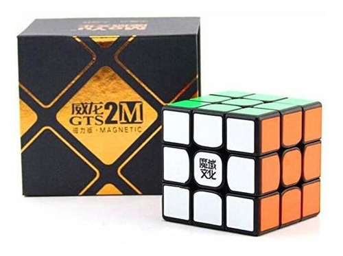 3x3 Cuberspeed ¿¿moyu Weilong Gts2 M Negro Cubo Mágico Magné