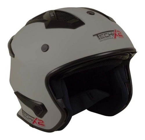 Imagen 6 de 6 de Casco Tech X-2 Cafe Racer Certificado Dot Modular