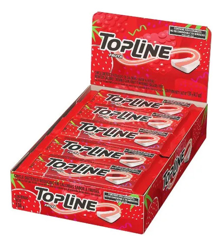 Chicle Topline Fruta X 20un