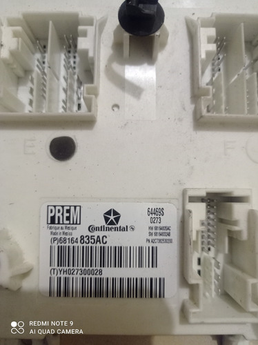 Módulo Carrocería Abs Chrysler 300 2013 Bsi Fiat P68164835ac (Usado)