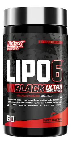 Termogenico Lipo 6 Black Ultra Concentrado - Nutrex Sabor Sem Sab...