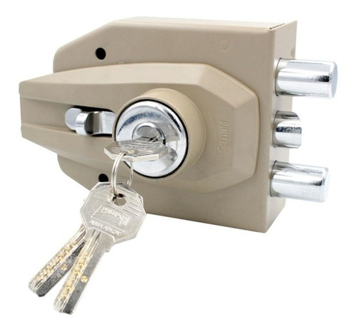 Imagen 1 de 3 de Chapa Cerradura Phillips Alta Seguridad 2 Bulones As 2000