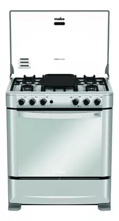 Cocina De Piso A Gas 76 Cm Inox Mabe - Cmp7640fx0