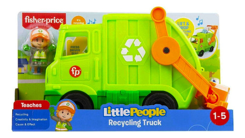Fisher-price Little People Camión De Reciclaje Inglés