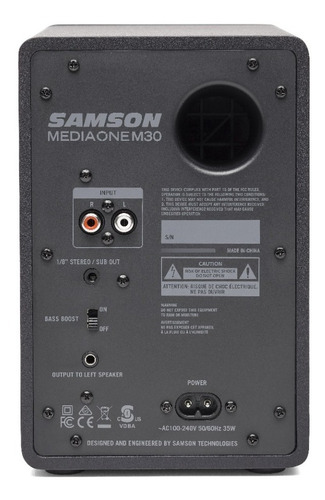 Monitores De Estudio Samson M M30 220v 2