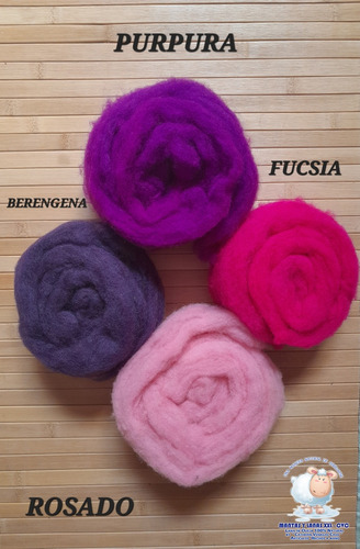 Imagen 6 de 10 de Neddle Felting -fieltro De Oveja !! Vellon Xxl