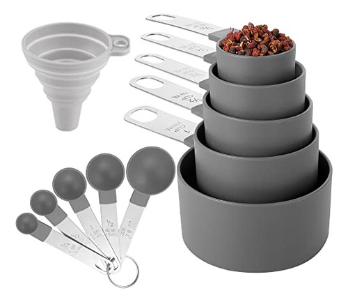 Juego De Tazas Y Cucharas Medidoras De Huygens Kitchen Gadge