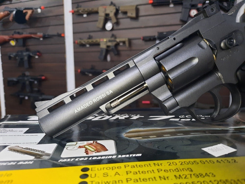 Imagem 2 de 9 de Airgun Revólver 38 4 Rossi W701 Co2 4.5mm Esfera De Metal