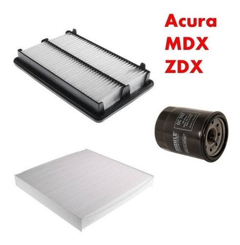 Kit De Filtros Para Acura Mdx Zdx V6 (2010-2013) Mahle