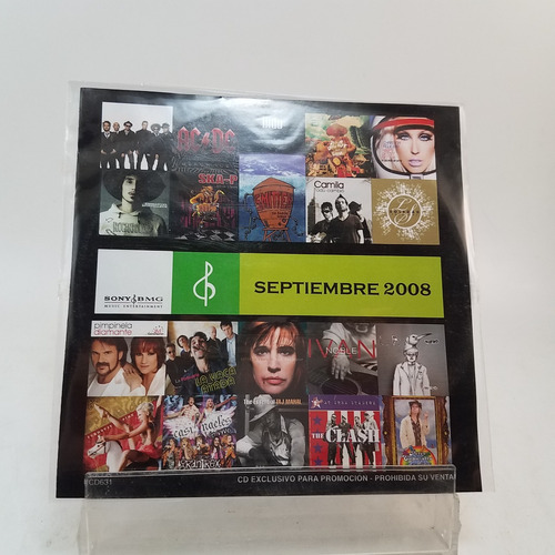 Compilado Sony Sep. 2008 - Cd Ex  Aguilera Ska P Oasis Ac Dc