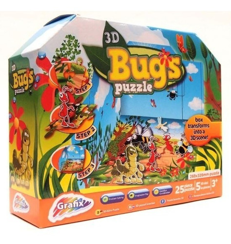 3d Bugs Puzzle 12-0376 Grafix