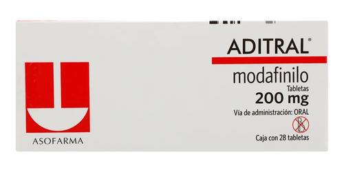 Aditral 200mg Tabletas Con 28 Modafinilo