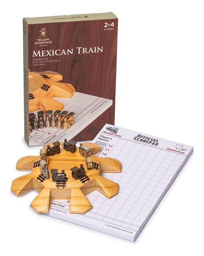 Juego De Accesorios De Dominó De Tren Mexicano (centro...