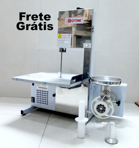 Serra Fita Com Moedor + 8 Discos + 3 Funis +5 Laminas Extras
