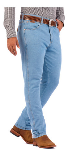 Calça Jeans Wrangler Masc. Delavê 100%algodão Tradicional