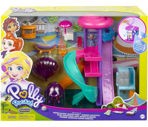 Juguete Al Aire Libre De Polly Pocket Con 2 Micro Muñecas Ac