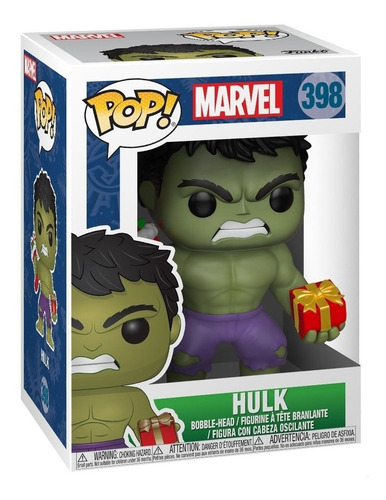 Funko Pop Hulk #398 Marvel Hulk Christmas Edition