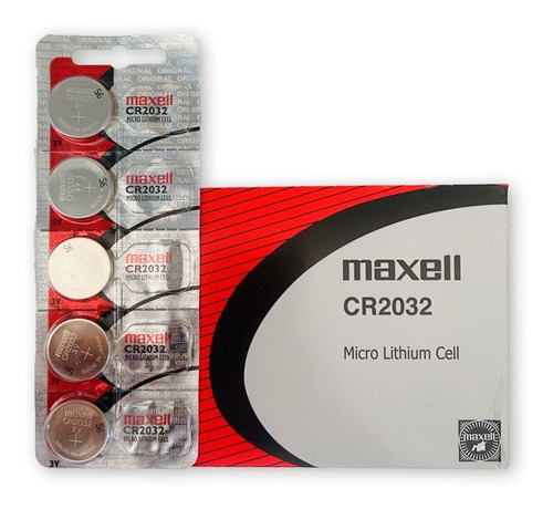 Imagem 3 de 3 de Bateria Maxell Cr 2032 Placa Mae Balança Eletronica