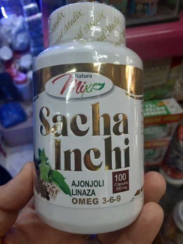 Sacha Inchi 500mg + Omega 3-6-9 + Ajonjoli & Linaza 100 Cáps